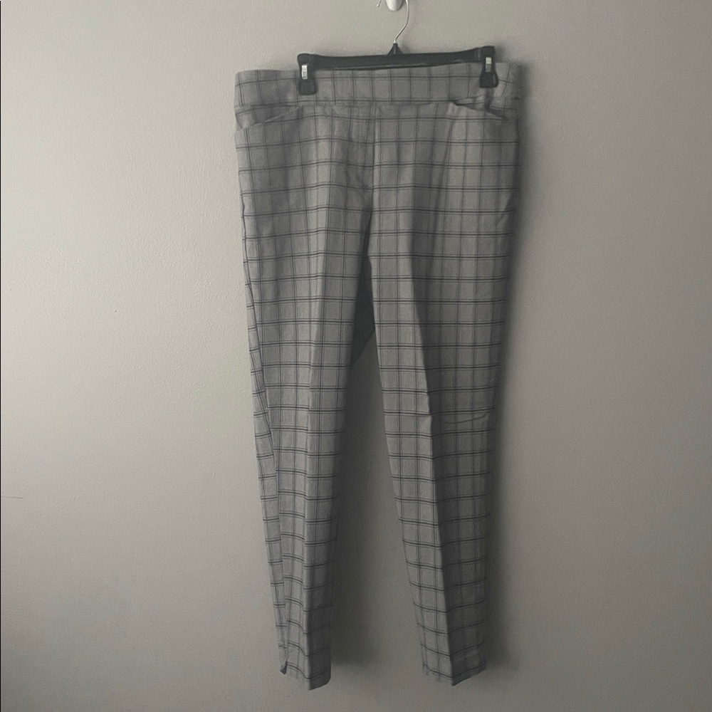 Maurices Charcoal Checkered Trousers